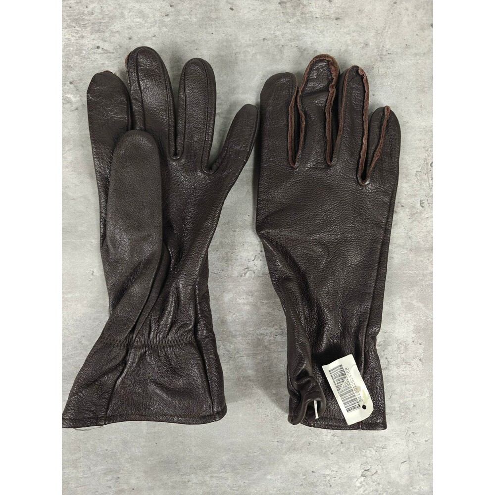 Military Surplus Leather Gloves Hawkeye Mfg Unisex Size 6 USGI Dress Uniform NWT